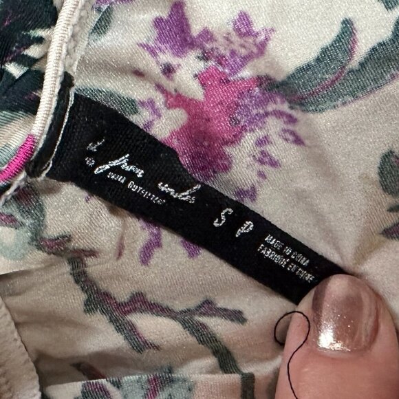 URBAN OUTFITTERS Out From Under Silky Floral Bra Bralette Crop Top Size Small - Picture 5 of 5